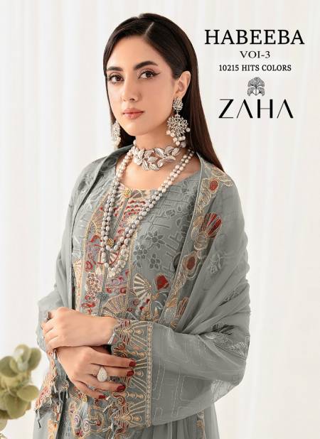 Habeeba Vol 3 By Zaha A To D Wholesale Georgette Pakistani Suits Wholesale Shop In Surat
 Catalog